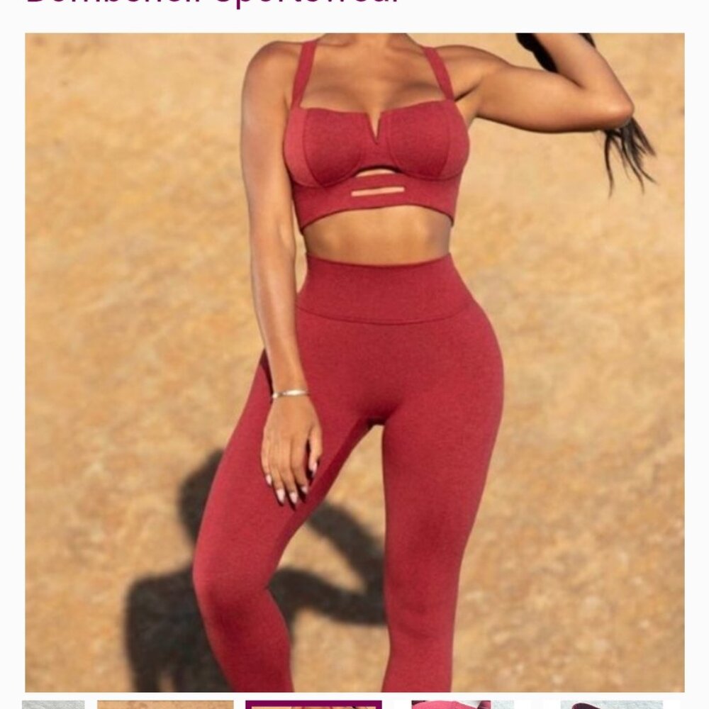 Bombshell sportswear leggings red